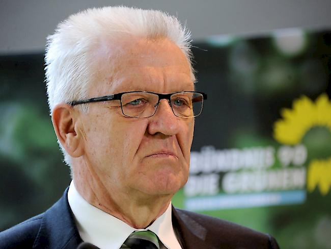 Der Grüne Winfried Kretschmann soll in Baden-Württemberg wieder Ministerpräsident werden