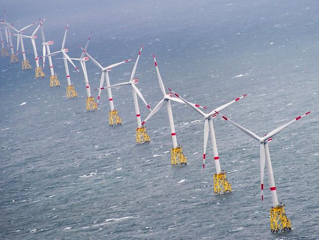 Sauberer Strom: ein Offshore-Windpark in der Nordsee. (Symbolbild)