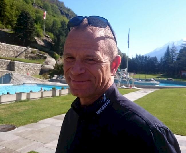 Olivier Foro, Direktor Thermalbad Brigerbad, freut sich auf die Sommereröffnung.