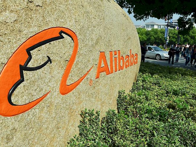 Beim Hauptsitz von Alibaba in Hangzhou. (Archivbild)