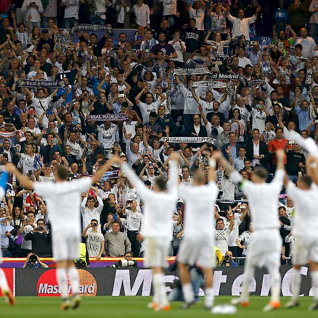 Für die spanischen Klubs (hier Real Madrid) und Fans gab es in dieser Europacup-Saison sehr viel zu feiern