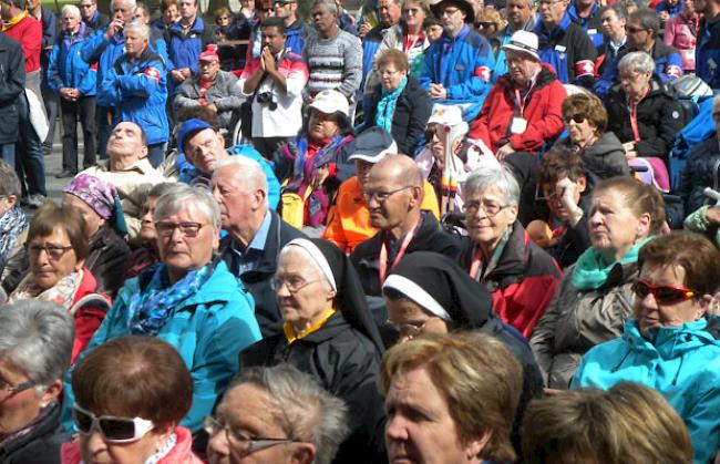 Zahlreich nahmen die Oberwalliser an der diesjährigen Wallfahrt nach Lourdes teil.