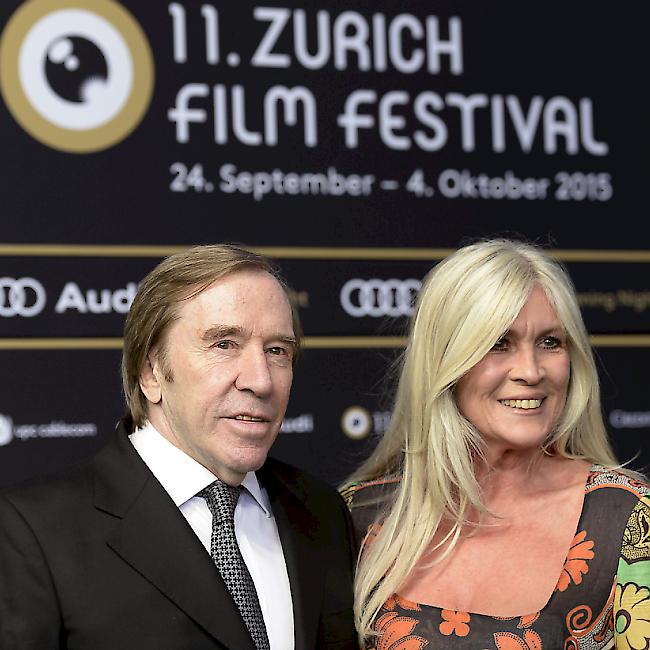 Günter Netzer mit Gattin Elvira vor einem Jahr beim Zürcher Film-Festival