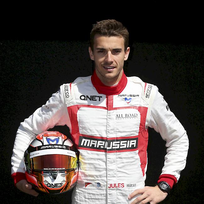 Der französische Marussia-Fahrer Jules Bianchi verunfallte 2014 im Grand Prix von Japan