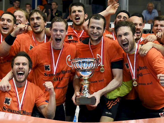 Die Kadetten Schaffhausen wurden bislang neunmal Meister und achtmal Cupsieger