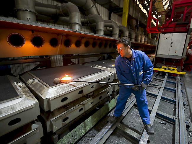 In der Metallindustrie war der Rückgang der Beschäftigung im ersten Quartal besonders stark. Etwa 4000 Stellen gingen laut dem Bundesamt für Statistik innerhalb eines Jahres verloren.