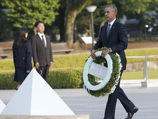 Barack Obama ist der erste US-Präsident, Hiroshima besucht.