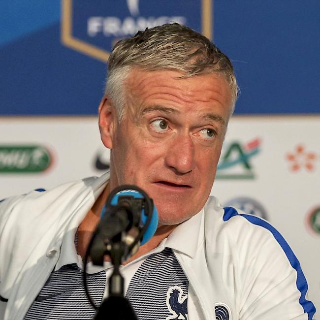 Frankreichs Nationaltrainer Didier Deschamps bestimmte sein 23-Mann-Kader