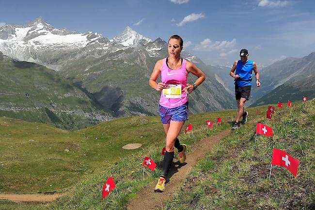Zum 15. Gornergrat Zermatt Marathon haben sich knapp 2