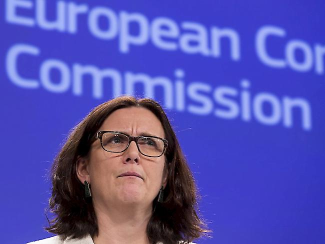 "Wichtig für Europa": EU-Handelskommissarin Malmström will trotz Brexit das Freihandelsabkommen TTIP mit den USA. (Archivbild)