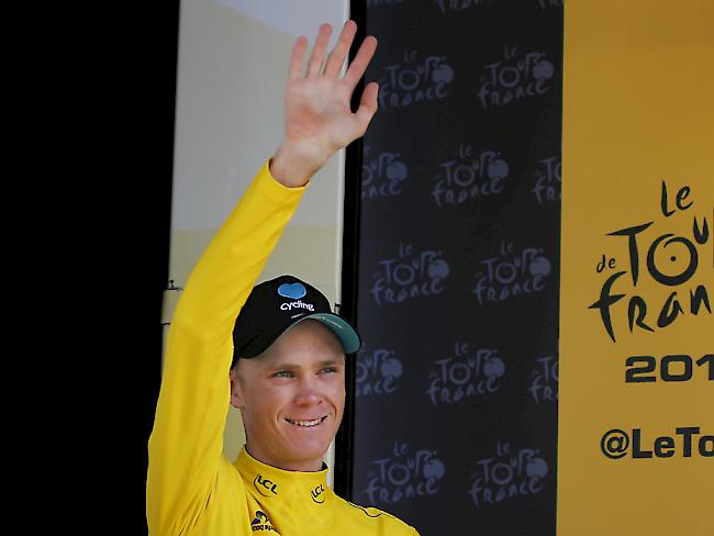 Wird zum dritten Mal nach 2013 und 2015 die Tour de France gewinnen: der Brite Chris Froome