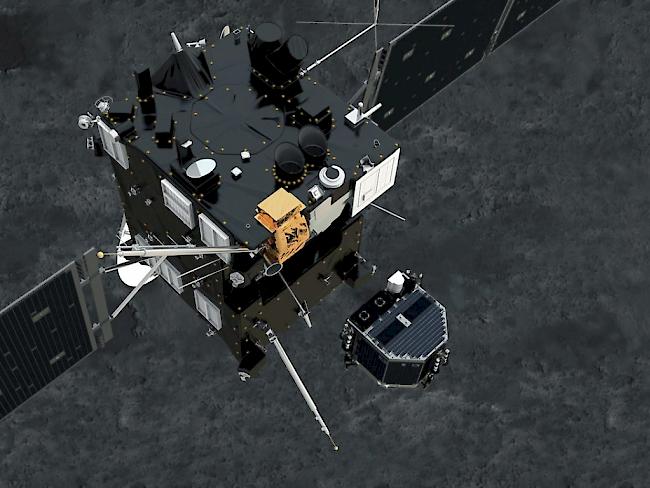 Im November 2014 löste sich Philae von seiner Muttersonde, um auf dem Kometen Tschuri zu landen. (Archivbild)