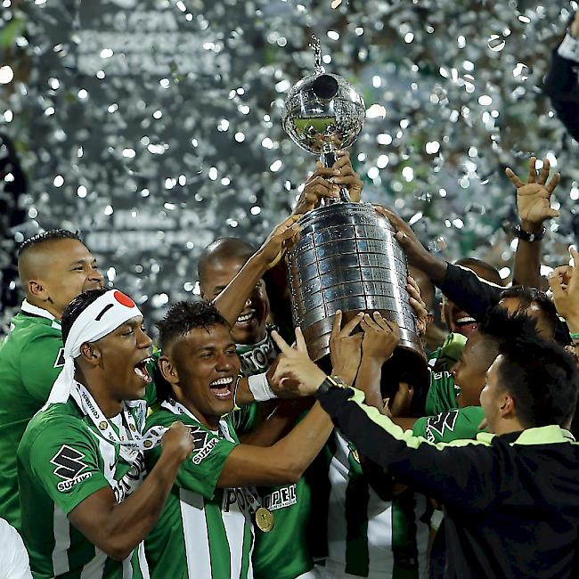 Holten erstmals seit 1989 wieder die Copa Libertadores: die Spieler von Atletico Nacional
