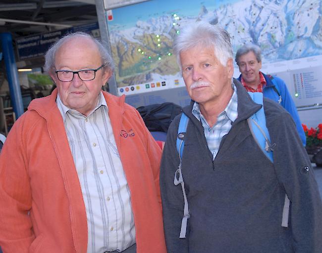 Othmar Perren (links) und Klaus Julen lieferten die Idee für den neuen Zermatter Themenweg