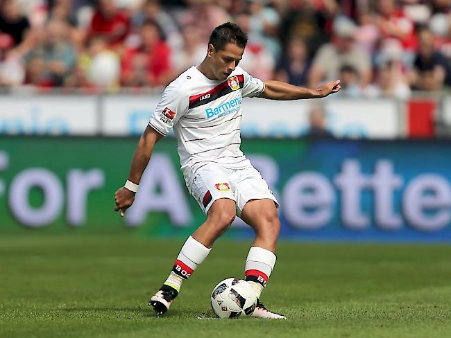 War mit seinen 17 Toren in 28 Spielen in der vergangenen Bundesliga-Saison eine wichtige Stütze bei Bayer Leverkusen: Javier Hernandez, genannt Chicharito