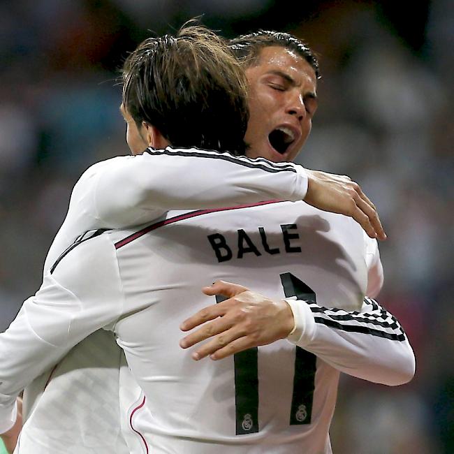 Angeblich vor einer Vertragsverlängerung bei Real Madrid: Cristiano Ronaldo und Gareth Bale