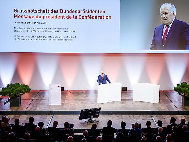 Bundespräsident Johann Schneider-Ammann glaubt nach wie vor an eine pragmatische Lösung zur Umsetzung der Masseneinwanderungsinitiative.