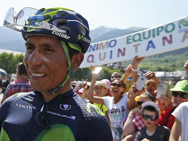 Der Kolumbianer Nairo Quintana ist nach der 8. Etappe neuer Leader der Spanien-Rundfahrt