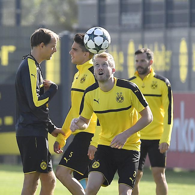 Dortmunds André Schürrle im letzten Training vor dem Champions-League-Spiel gegen Titelverteidiger Real Madrid