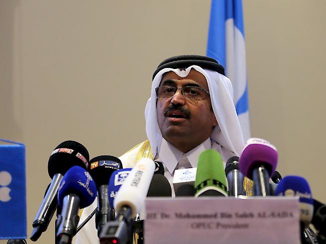 Katars Energieminister orientierte nach dem informellen Treffen der Opec-Staaten über die angestrebte Begrenzung der Ölfördermenge. Der Ölpreis reagierte bereits: Er stieg um über sechs Prozent an.