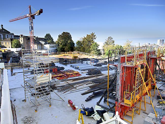 In Lausanne entsteht das neue Krebszentrum Agora. Es soll 2018 den Betrieb aufnehmen.