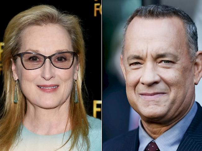 Meryl Streep und Tom Hanks beehren übernächste Woche das Filmfest in Rom. (Archivbilder)