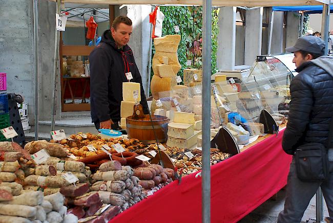 Lonzamärt in Gampel: Impressionen vom Marktleben