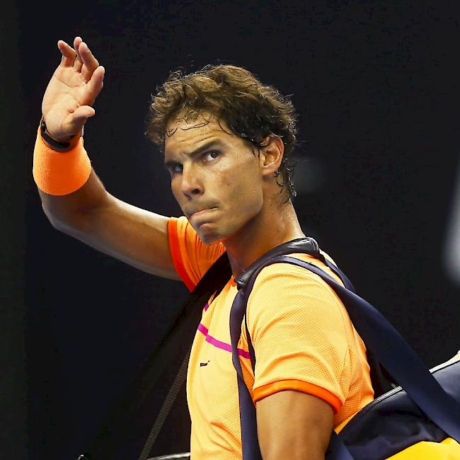 Rafael Nadal sagt für dieses Jahr auf Wiedersehen. Der Spanier bricht seine Saison wie Roger Federer vorzeitig ab