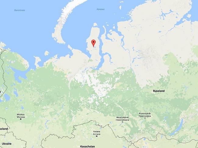 Auf der russischen Jamal-Halbinsel hat ein Helikopter-Absturz 19 Menschen das Leben gekostet. (Bild googlemaps)