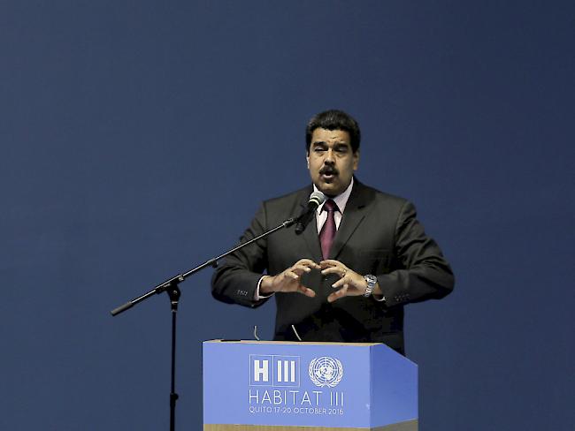 Venezuelas Präsident Nicolás Maduro auf Werbetour für einen stabilen Ölpreis. (Archivbild)
