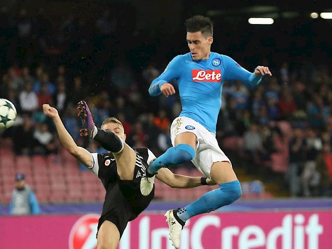 José Callejon erzielte das 1:0 für Napoli