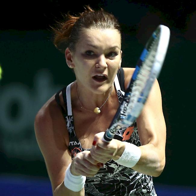 Vorjahressiegerin Agnieszka Radwanska verliert an den WTA-Finals in Singapur ihr Auftaktspiel