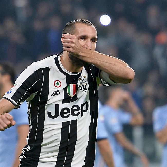 Verteidiger Giorgio Chiellini liess sich bei Juventus