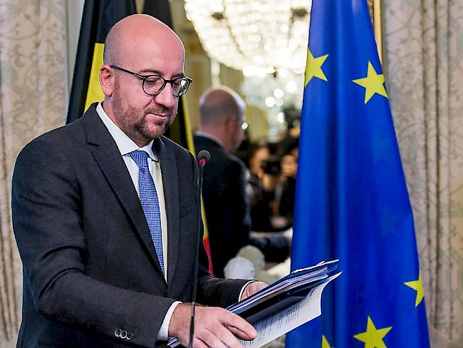 Der belgische Premier Charles Michel hat am Donnerstag eine Einigung zu Ceta verkündet. (Archiv)