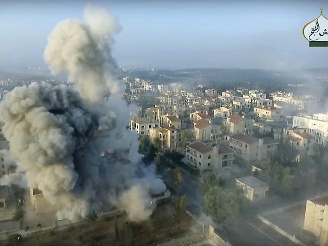 Die toxische Munition wurde den russischen Angaben zufolge in der sogenannten Zone 1070 im Südwesten Aleppos gefunden. (Archivbild)