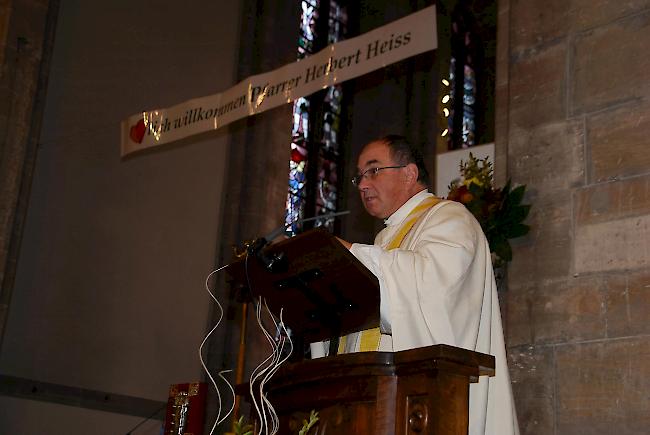 Herbert Heiss ist der neue Hirte der deutschsprachigen Pfarreien in Sitten und Siders.
