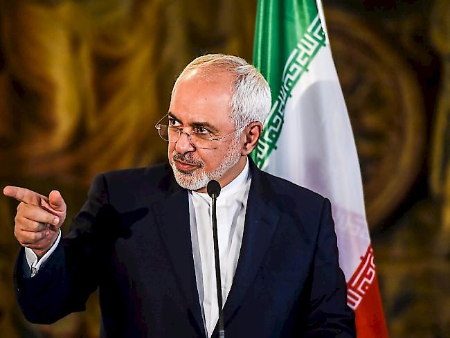 Der iranische Aussenminister Mohammed Dschawad Sarif glaubt, der Beschluss des US-Kongresses zu den Iran-Sanktionen bringe die USA in Misskredit. (Archiv)