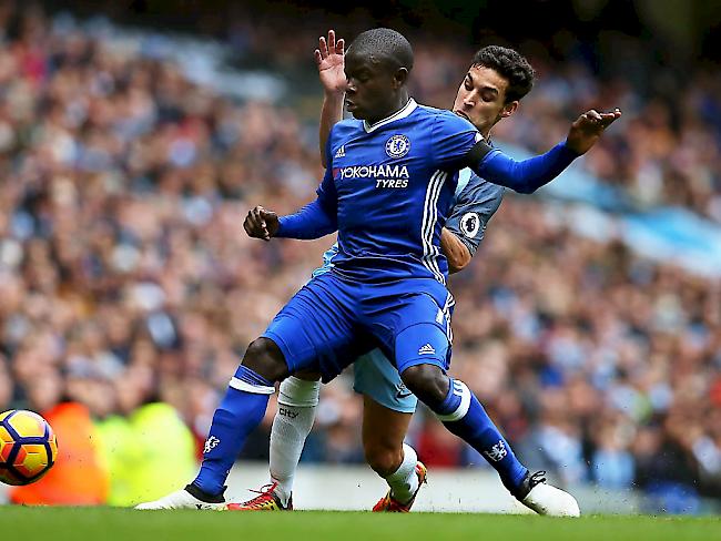 Hatte im Spitzenkampf die Nase vorn: Chelsea mit Ngolo Kanté