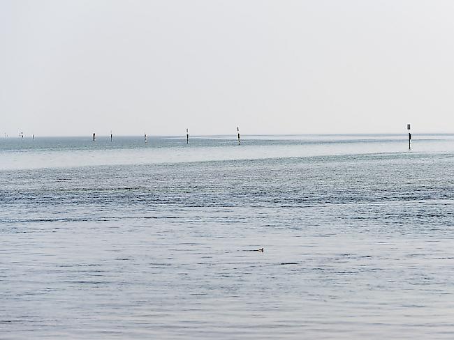 Blick auf den Bodensee, von Konstanz aus: Sieben Grad kalt war das Wasser, in dem ein Fischer und ein Sohn während sieben Stunden auf Rettung warteten, nachdem ihr Boot gekentert war. (Symbolbild)