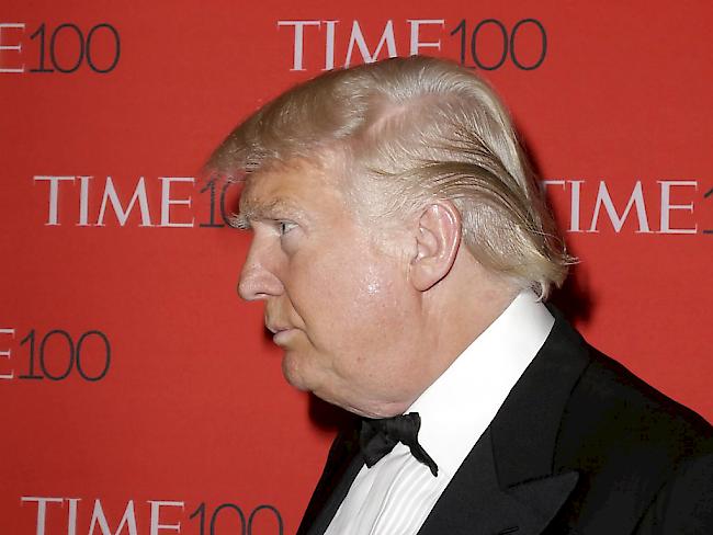 Donald Trump ist für das Magazin "Time" die Person des Jahres (Archiv)