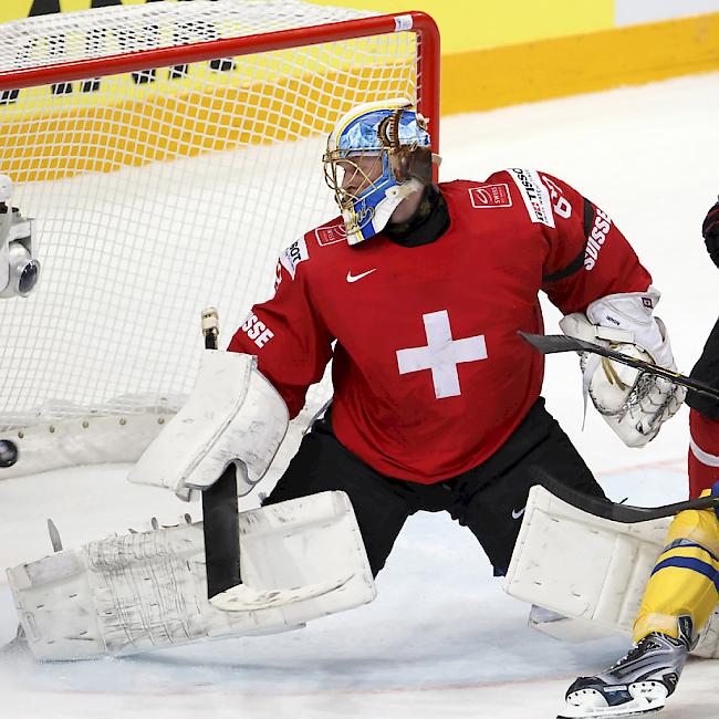 Steht im Aufgebot für die Swiss Ice Hockey Challenge in Biel: Leonardo Genoni