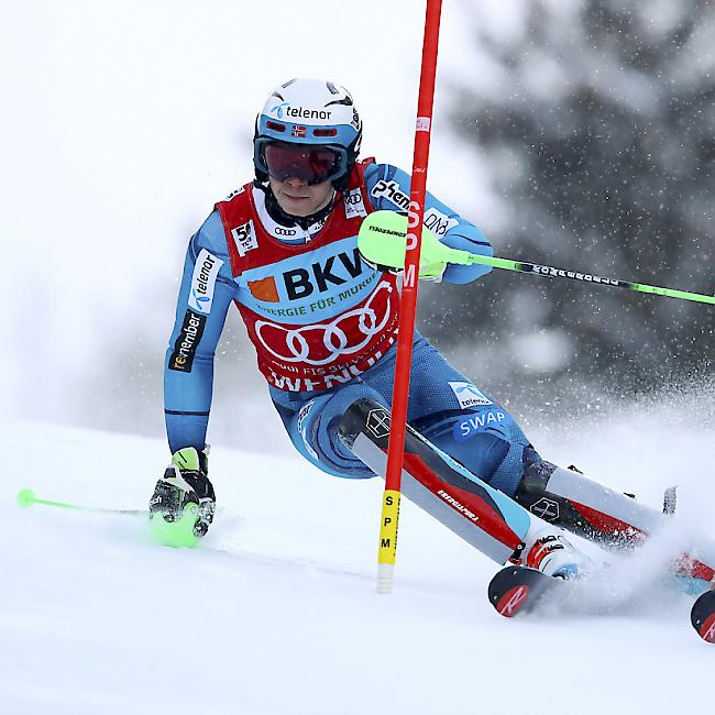 Henrik Kristoffersen gewinnt wie im Vorjahr den Slalom in Wengen