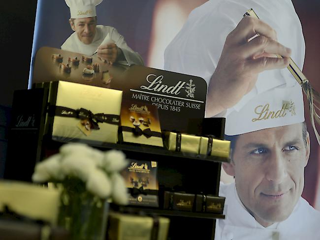 Der Schokoladenhersteller Lindt & Sprüngli konnte im vergangenen Jahr einen Rekordumsatz verbuchen.