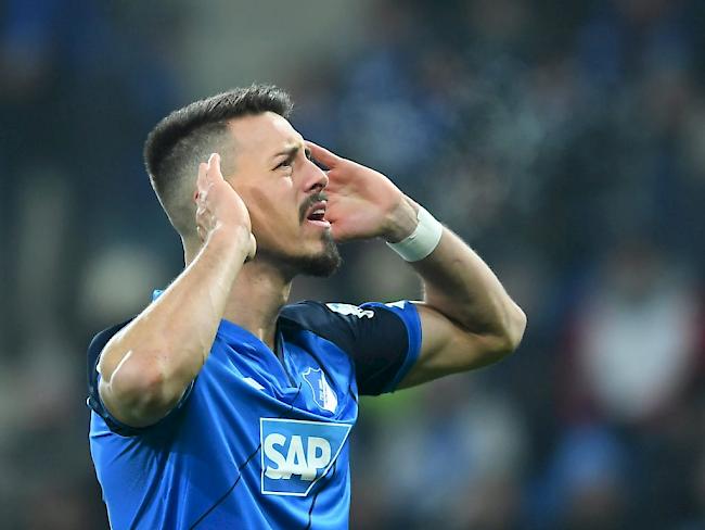 Erzielte in Augsburg das wegweisende 1:0 für Hoffenheim: Topskorer Sandro Wagner