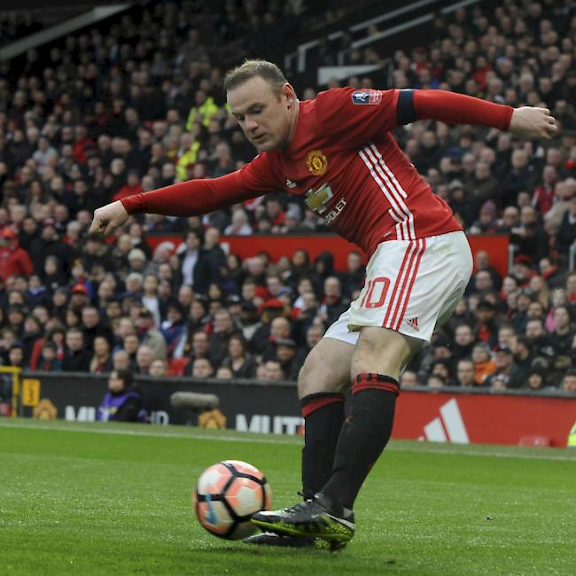Nach Tor Nummer 250 nun die offizielle Nummer 1 von Manchester United: Wayne Rooney (Archivbild)