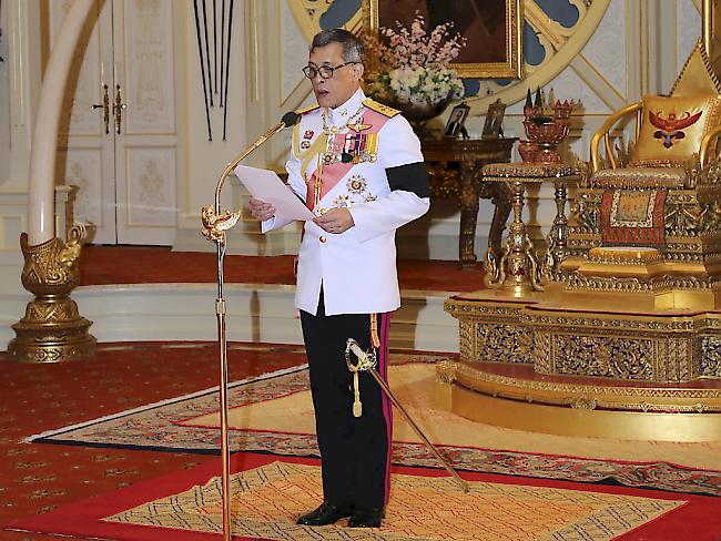 Thailands König Vajiralongkorn kritisiert: Student wegen Majestätsbeleidigung im Gefängnis. (Archivbild)