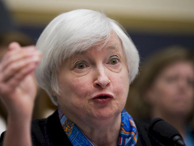 US-Notenbankchefin Janet Yellen will die Leitzinsen erhöhen. (Archiv)