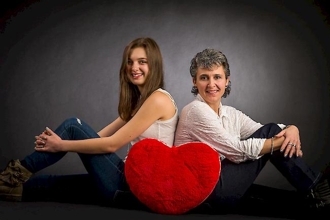Ein Herz und eine Seele: Tochter Jana und Mutter Karin Meichtry.