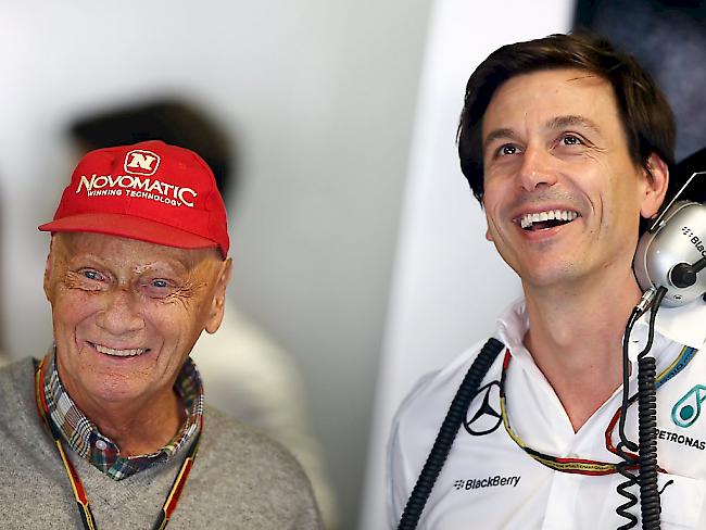 Niki Lauda bildet mit Toto Wolff ein kongeniales Führungsduo