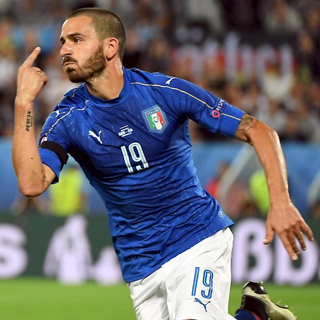 Italiens Internationaler Leonardo Bonucci wird bei Juventus auf die Tribüne verbannt